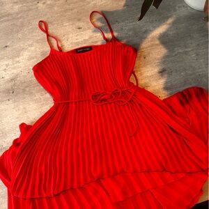 Banana Republic pleaded dress spaghetti strap size 2 petite